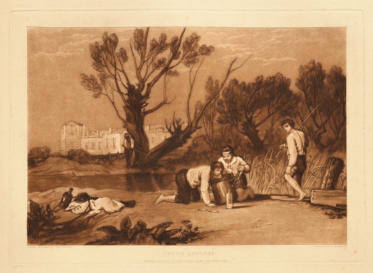 Mladí rybáři od Joseph Mallord William Turner