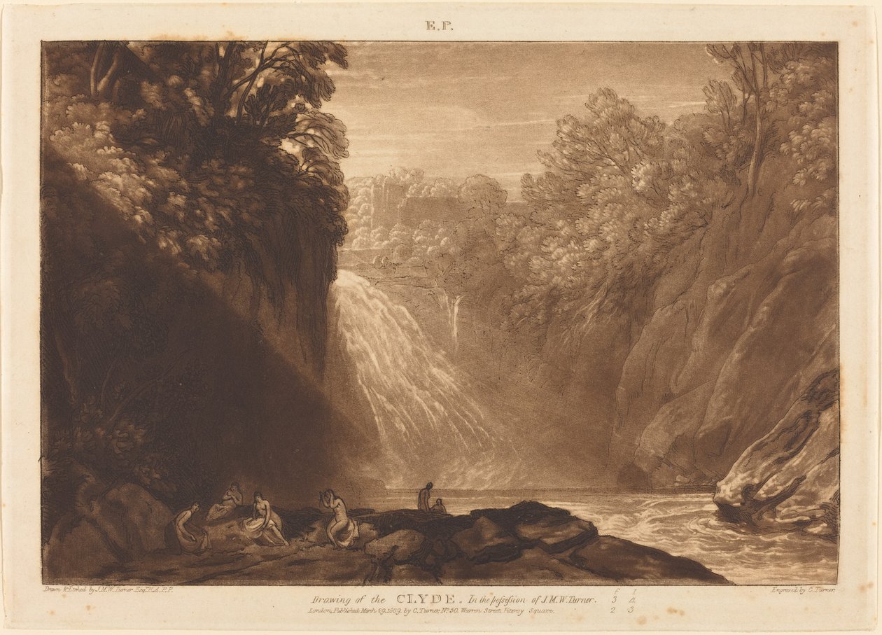 Pád Clyda od Joseph Mallord William Turner and Charles Turner