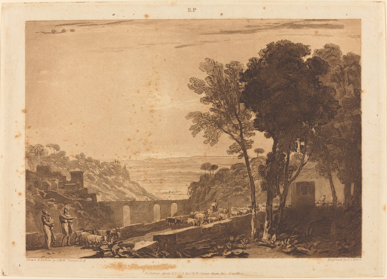 Most a kozy od Joseph Mallord William Turner and Frederick Christian Lewis I
