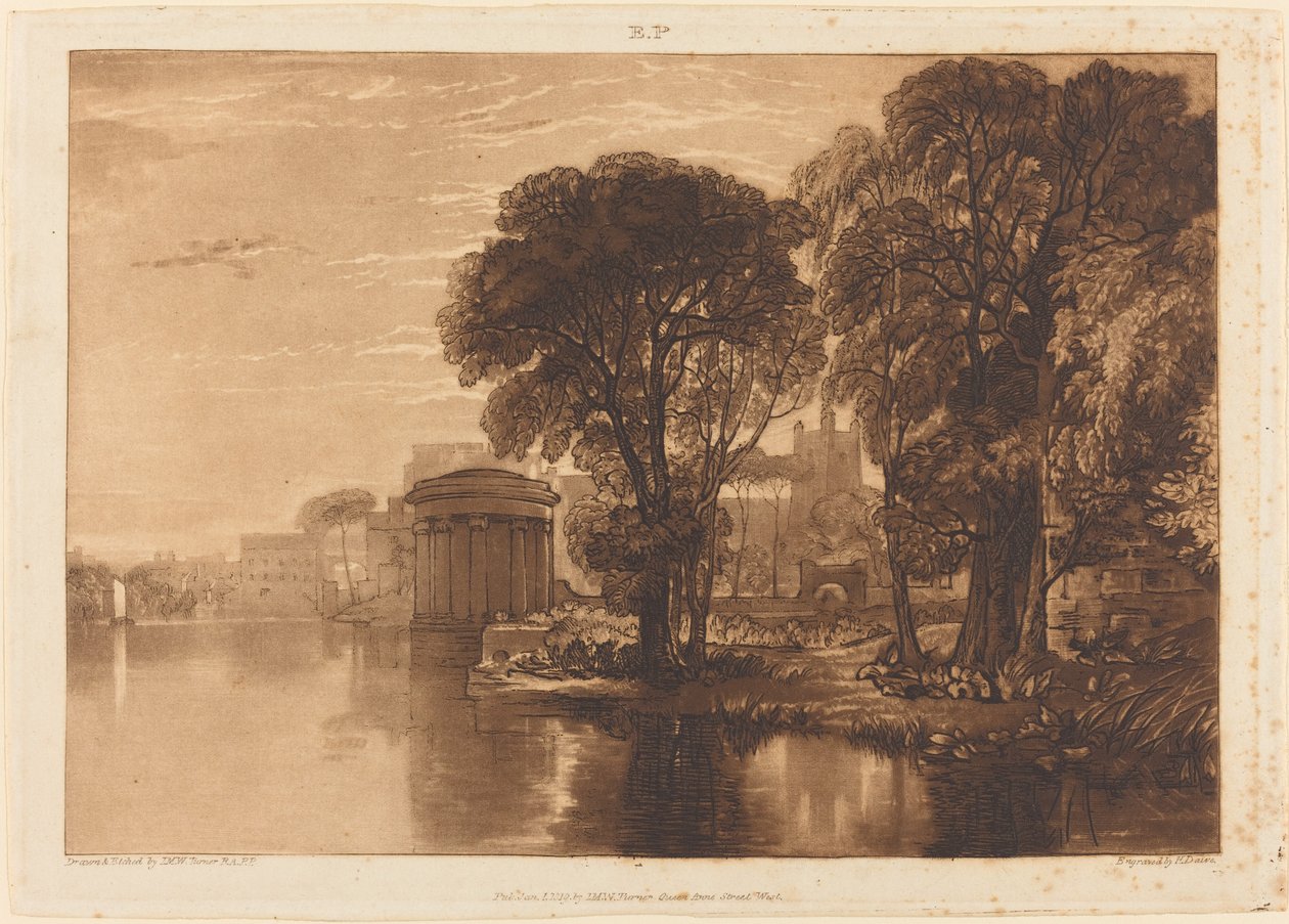 Isleworth od Joseph Mallord William Turner and Henry Edward Dawe