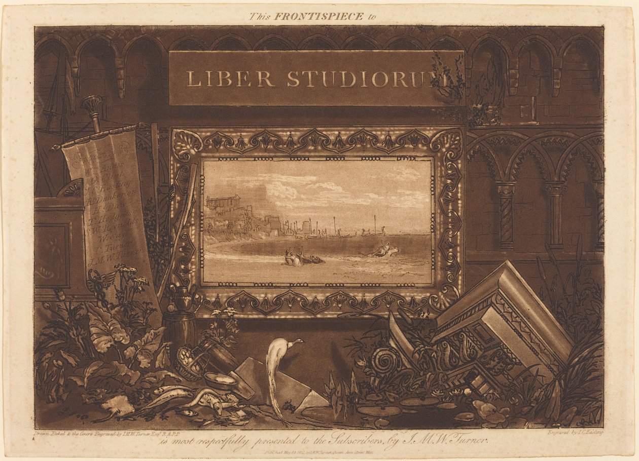 Frontispis od Joseph Mallord William Turner and J.C. Easling