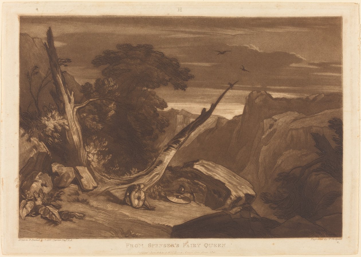 Od Spenserovy královny víly od Joseph Mallord William Turner and Thomas Hodgetts