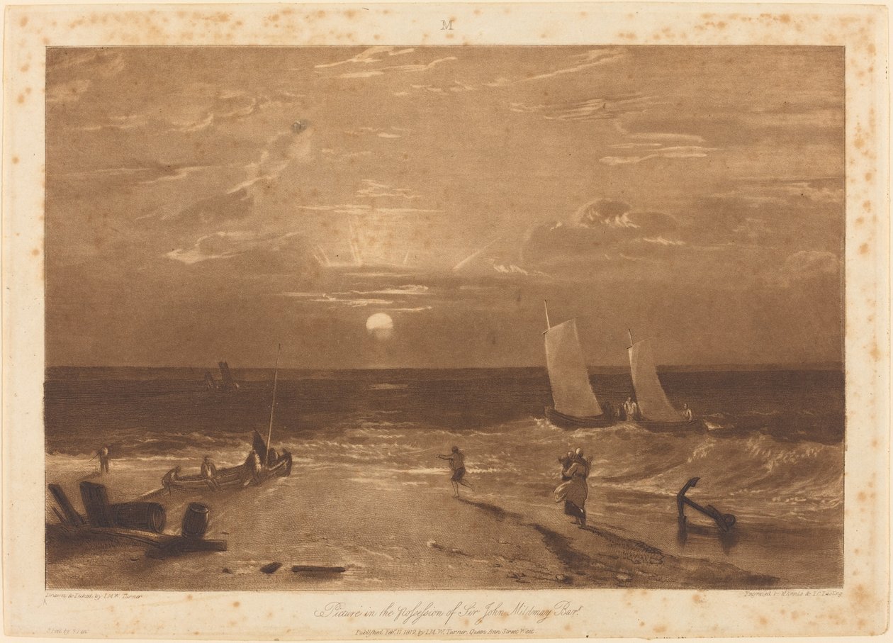 The Mildmay Sea-Piece od Joseph Mallord William Turner and W.T. Annis and J.C. Easling