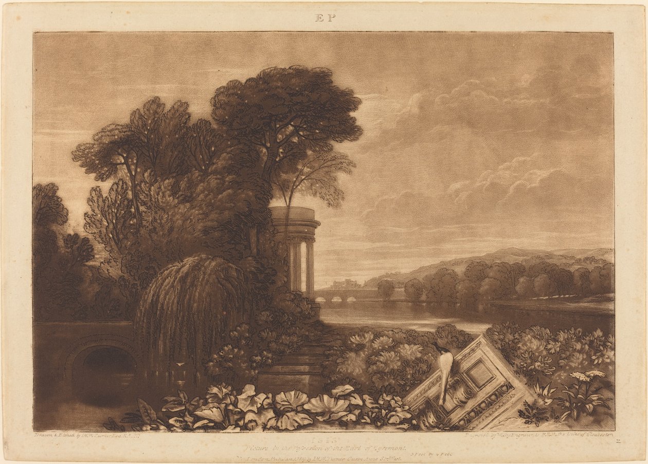 Isis od Joseph Mallord William Turner and William Say