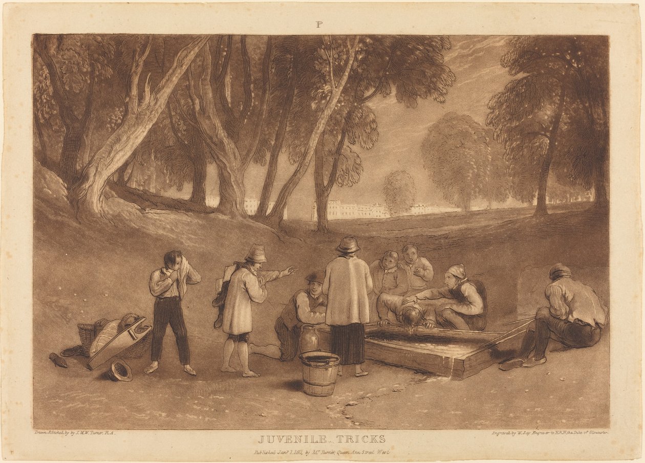 Juvenilní triky od Joseph Mallord William Turner and William Say
