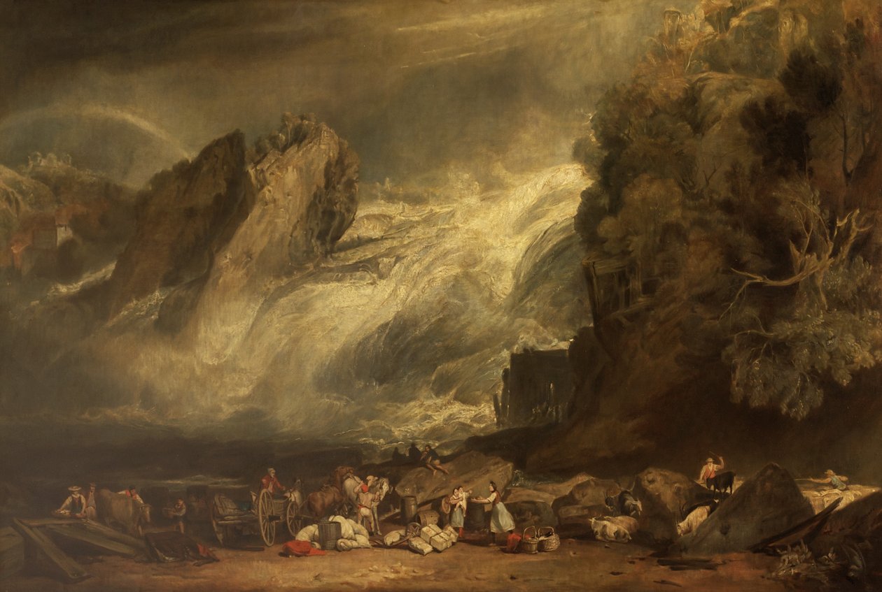 Rýnské vodopády v Schaffhausenu od after Joseph Mallord William Turner