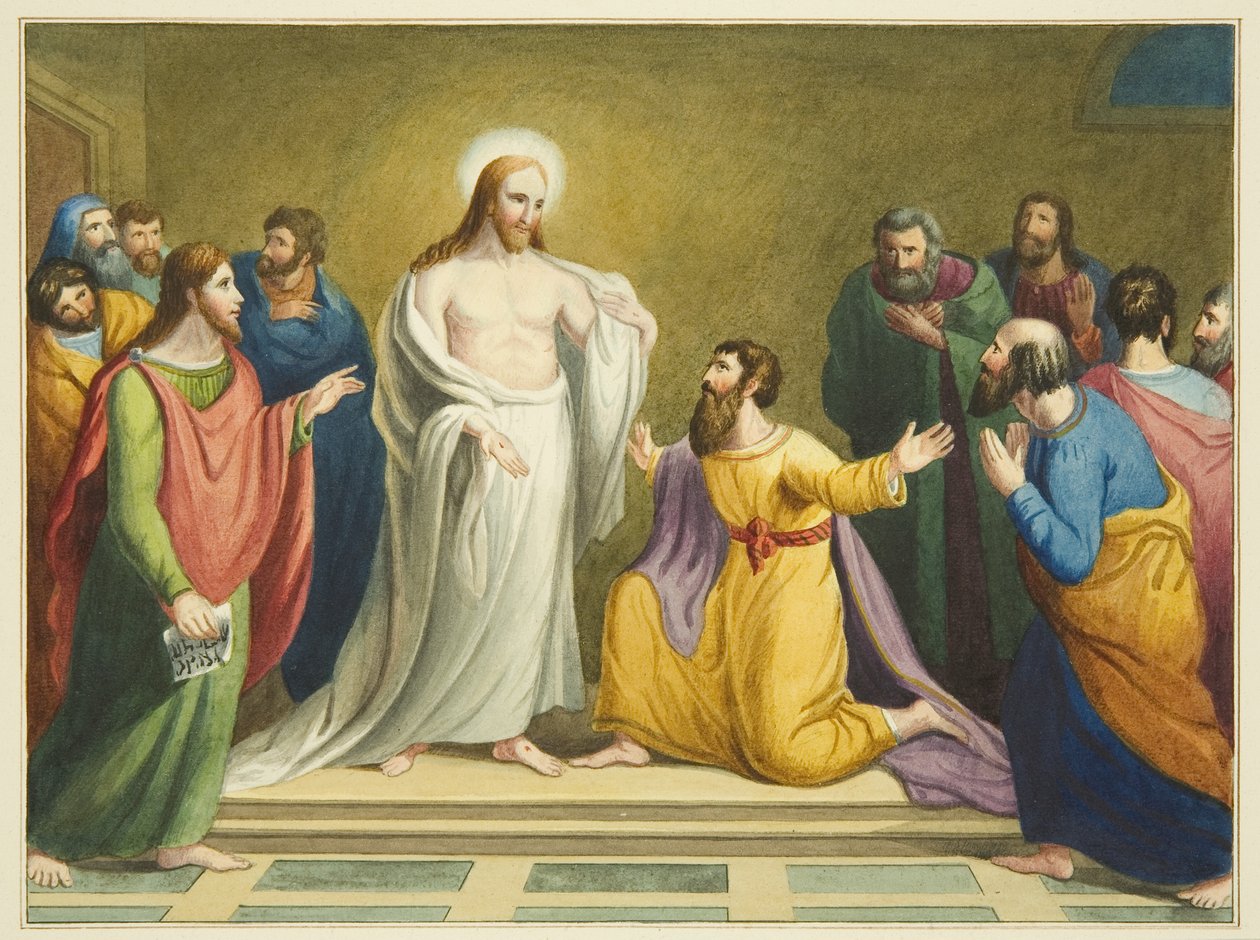 Kopie oltářního obrazu od Johna Kinga v kostele svatého Tomáše od Joseph Manning