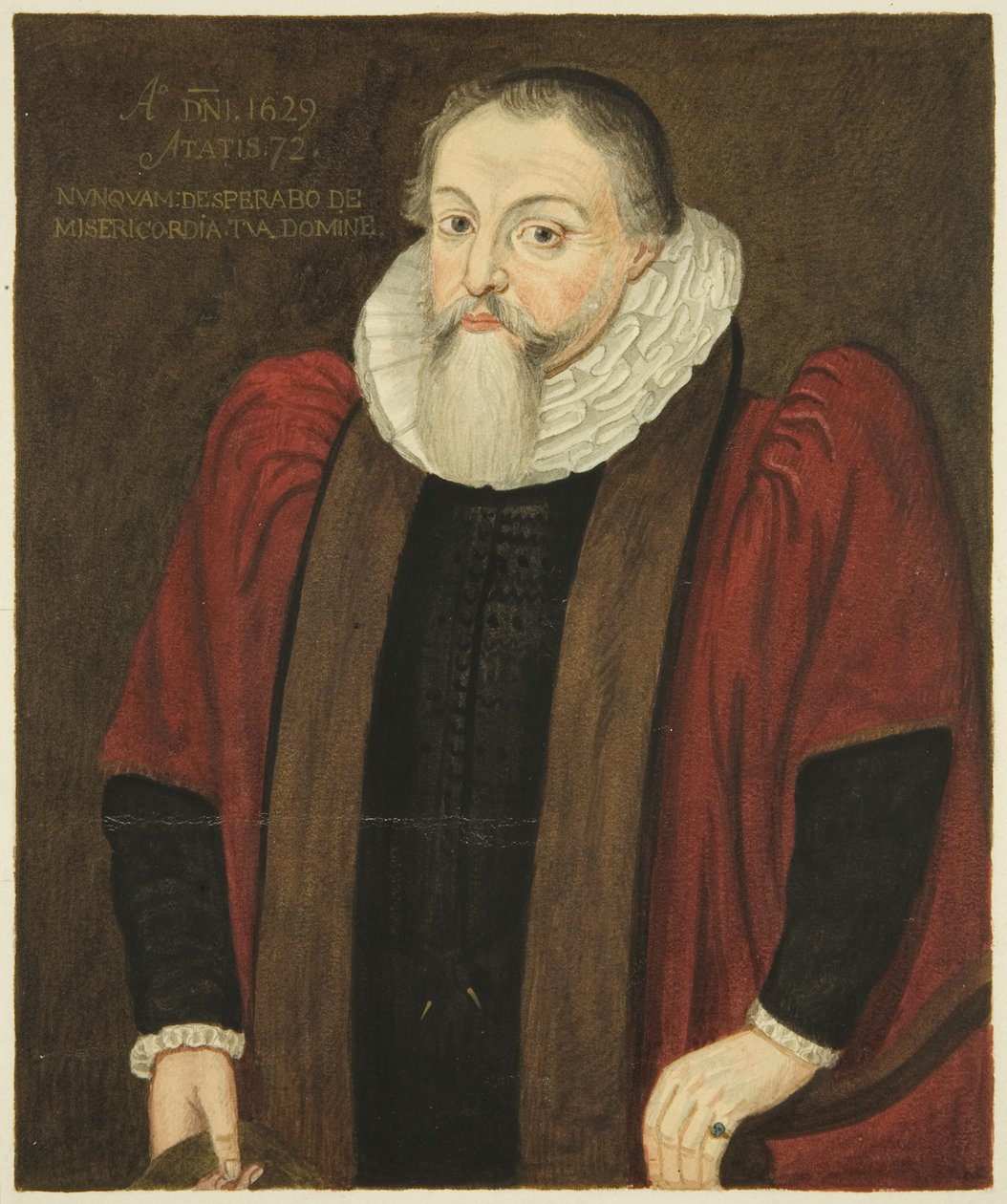 Portrét v Council House of Alderman John Whitson (akvarel na papíře) od Joseph Manning