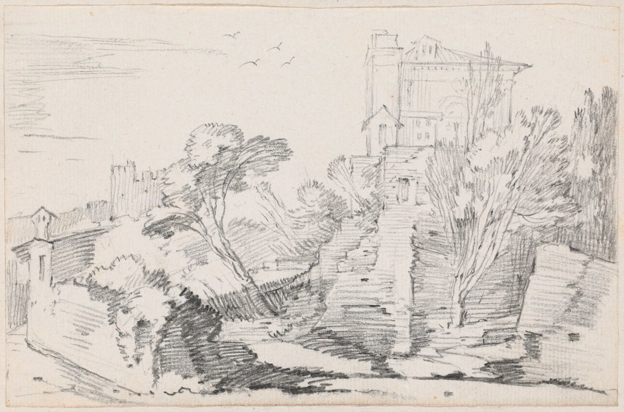 Kasino Farnese na Palatine Hill, Řím od Joseph Marie Vien