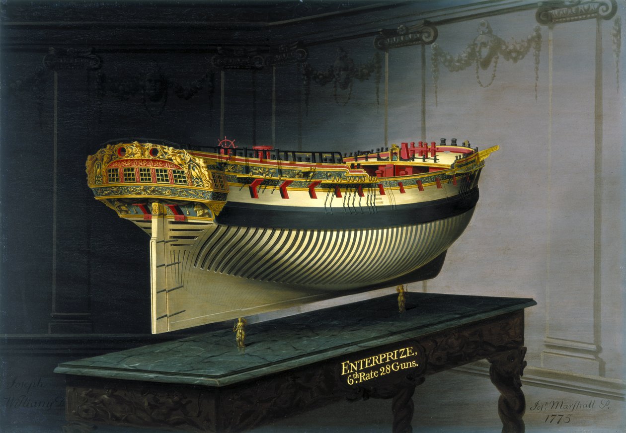 HMS Enterprise, 1775 od Joseph Marshall