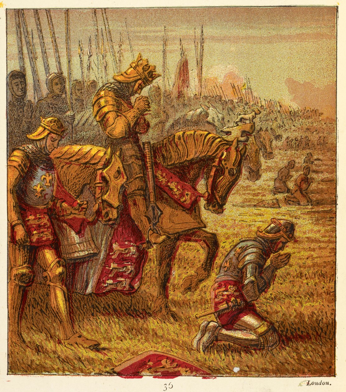 The Wars of the Roses, ilustrace z 