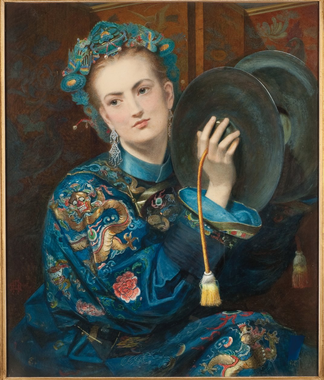 Žena v orientálním kostýmu, 1866 od Joseph Middleton Jopling