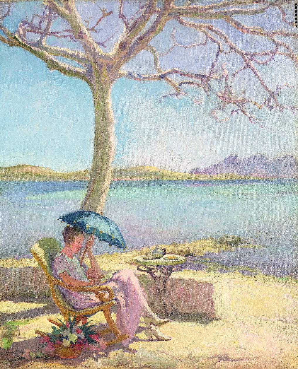 Polední slunce (olej na plátně) od Joseph Milner Kite