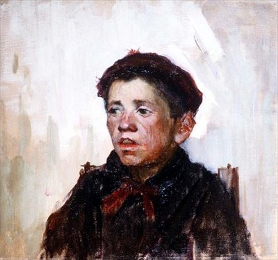 Bretonský Fisherboy od Joseph Milner Kite