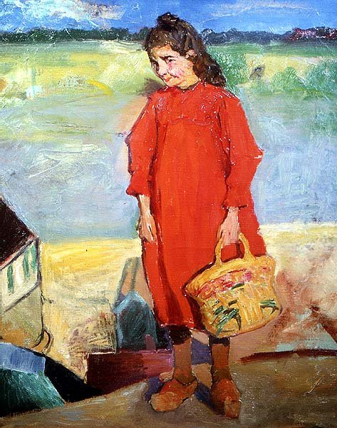 Červené šaty od Joseph Milner Kite