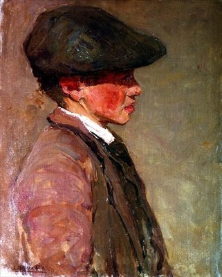 Mladý Fisherboy od Joseph Milner Kite