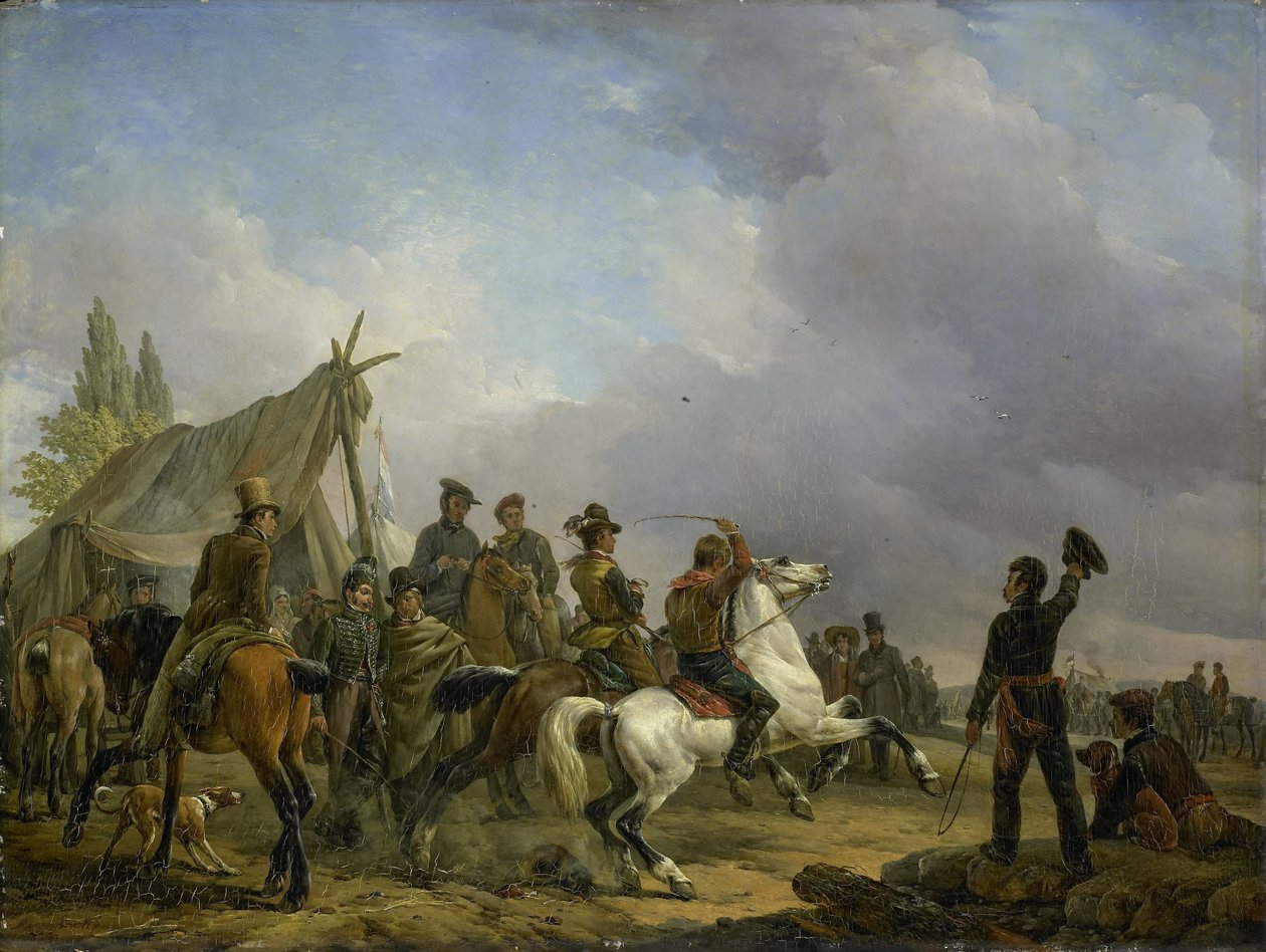 Koňský dostih od Joseph Moerenhout