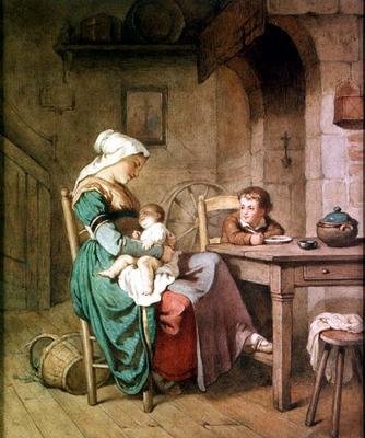 Interiér švýcarské chaty od Joseph Murray Ince