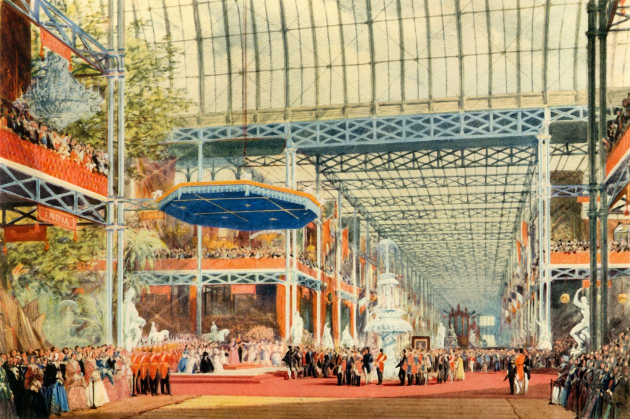 „Zahájení Velké výstavy královnou Viktorií 1. května 1851“, 1942. od Joseph Nash