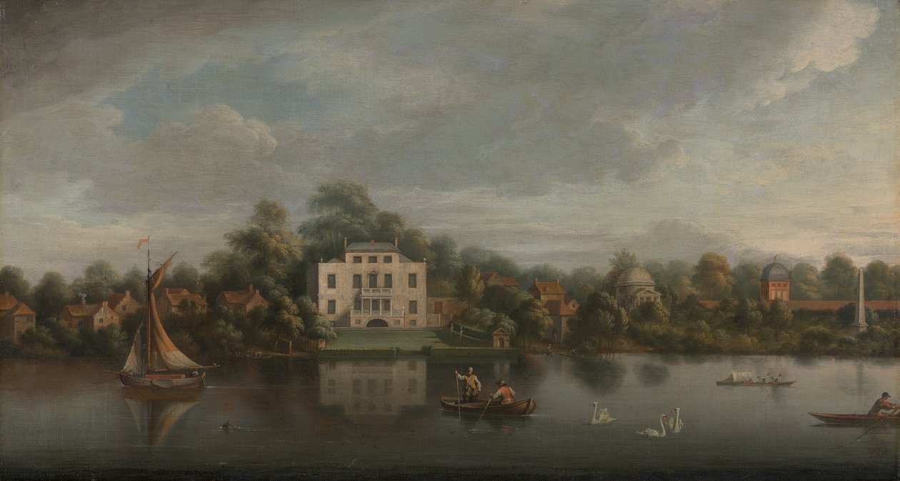 Papežova vila, Twickenham od Joseph Nickolls
