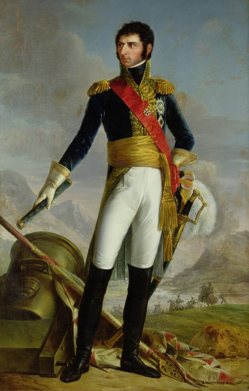 Portrét Charlese Jean Baptiste Bernadotte (1763-1844) podle obrazu Francoise Josepha Kinsona (1771-1839) (olej na plátně) od Joseph Nicolas Jouy