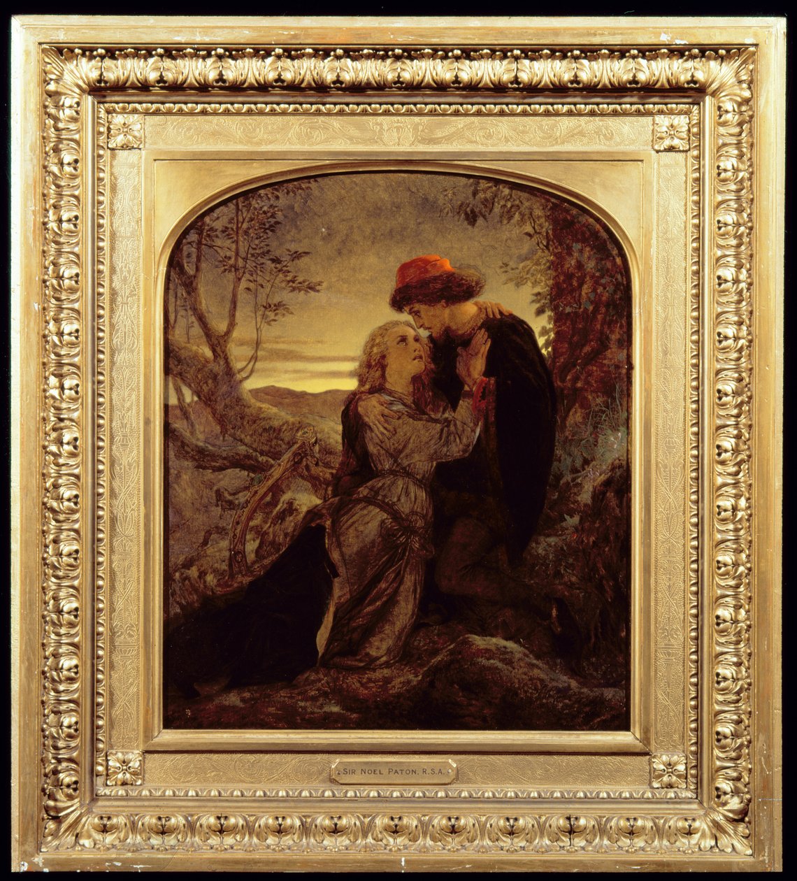 Milenci Tryst od Joseph Noel Paton