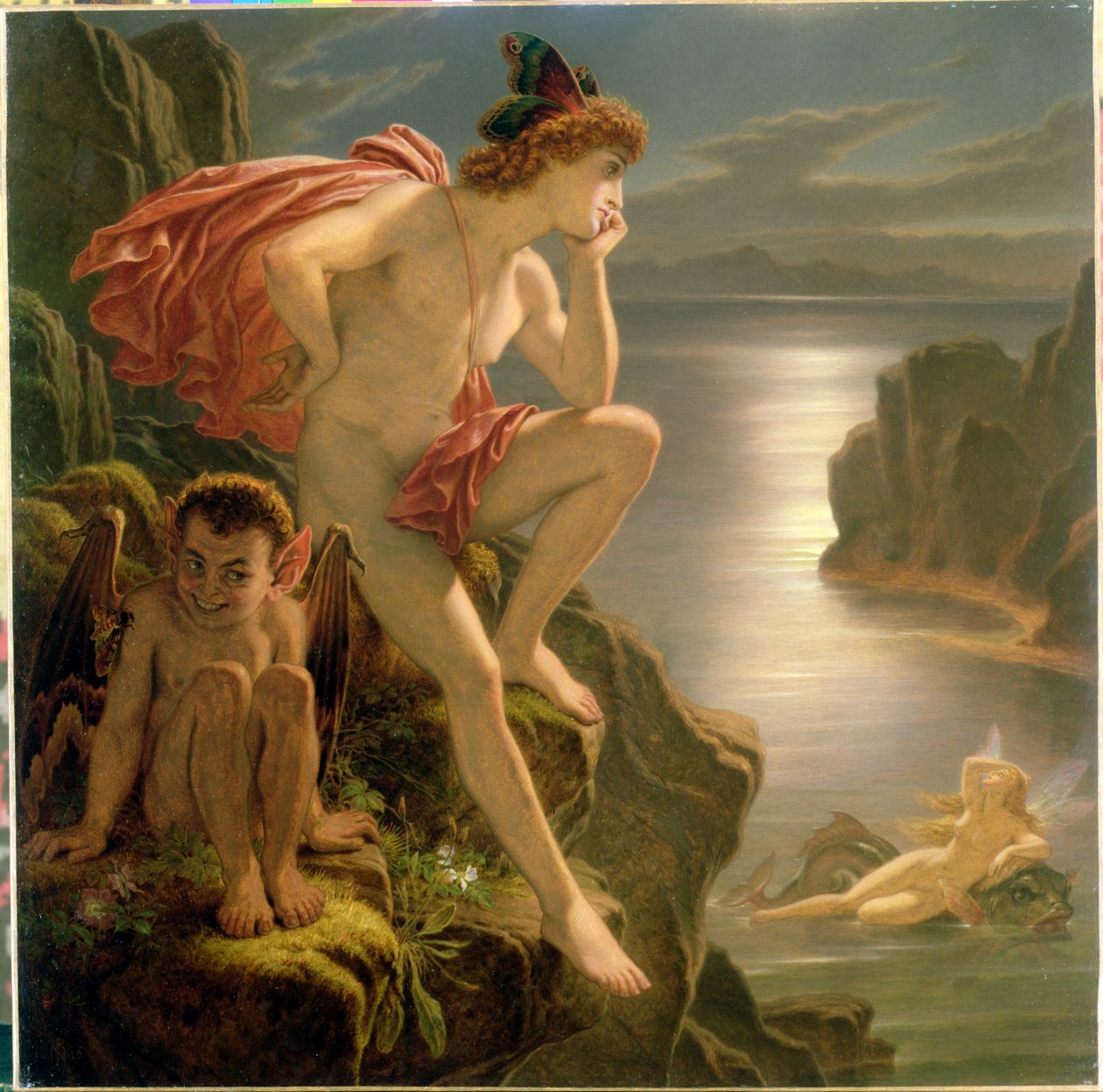 Oberon a mořská panna od Joseph Noel Paton