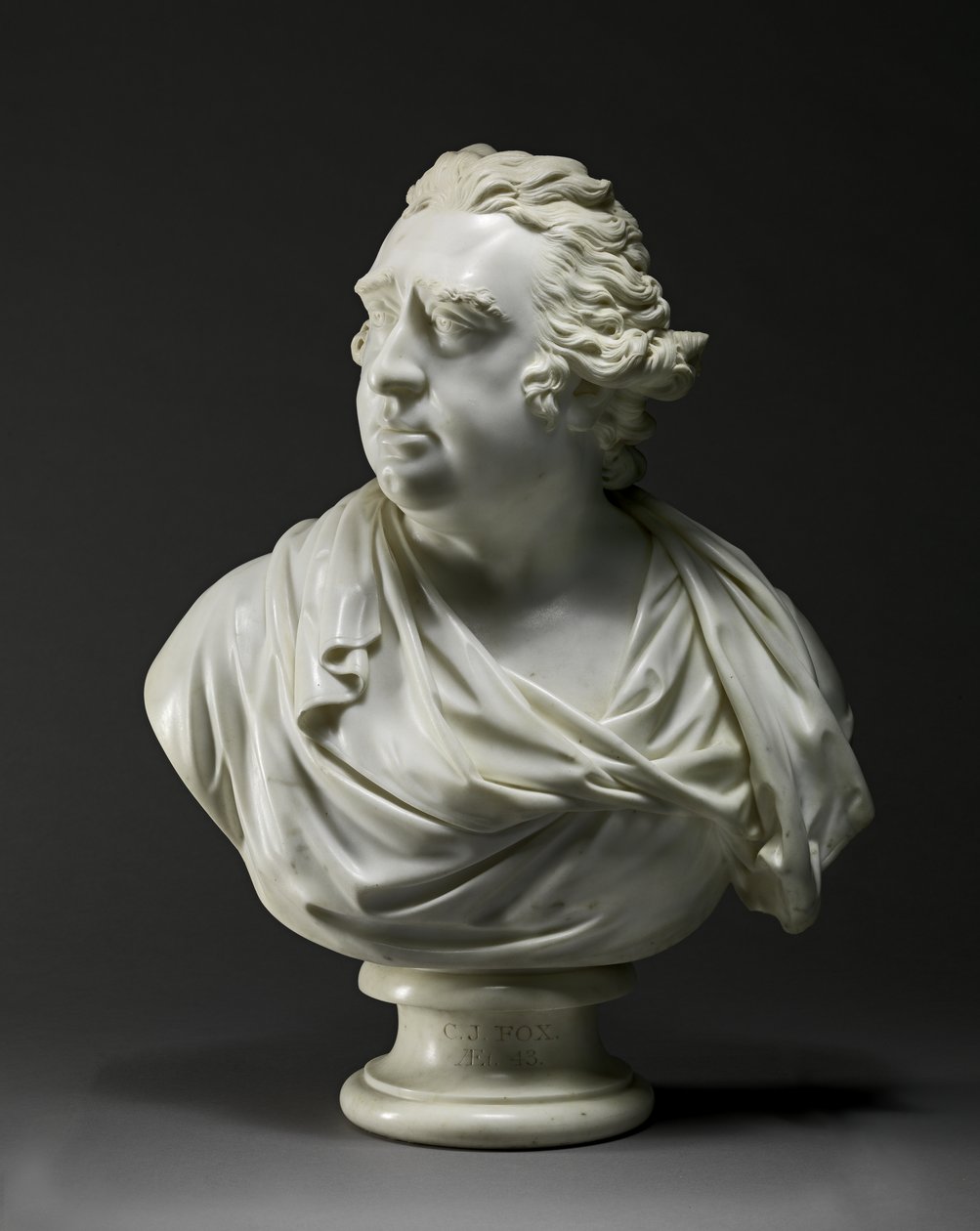 Charles James Fox (1749-1806) 1792 (mramor) od Joseph Nollekens