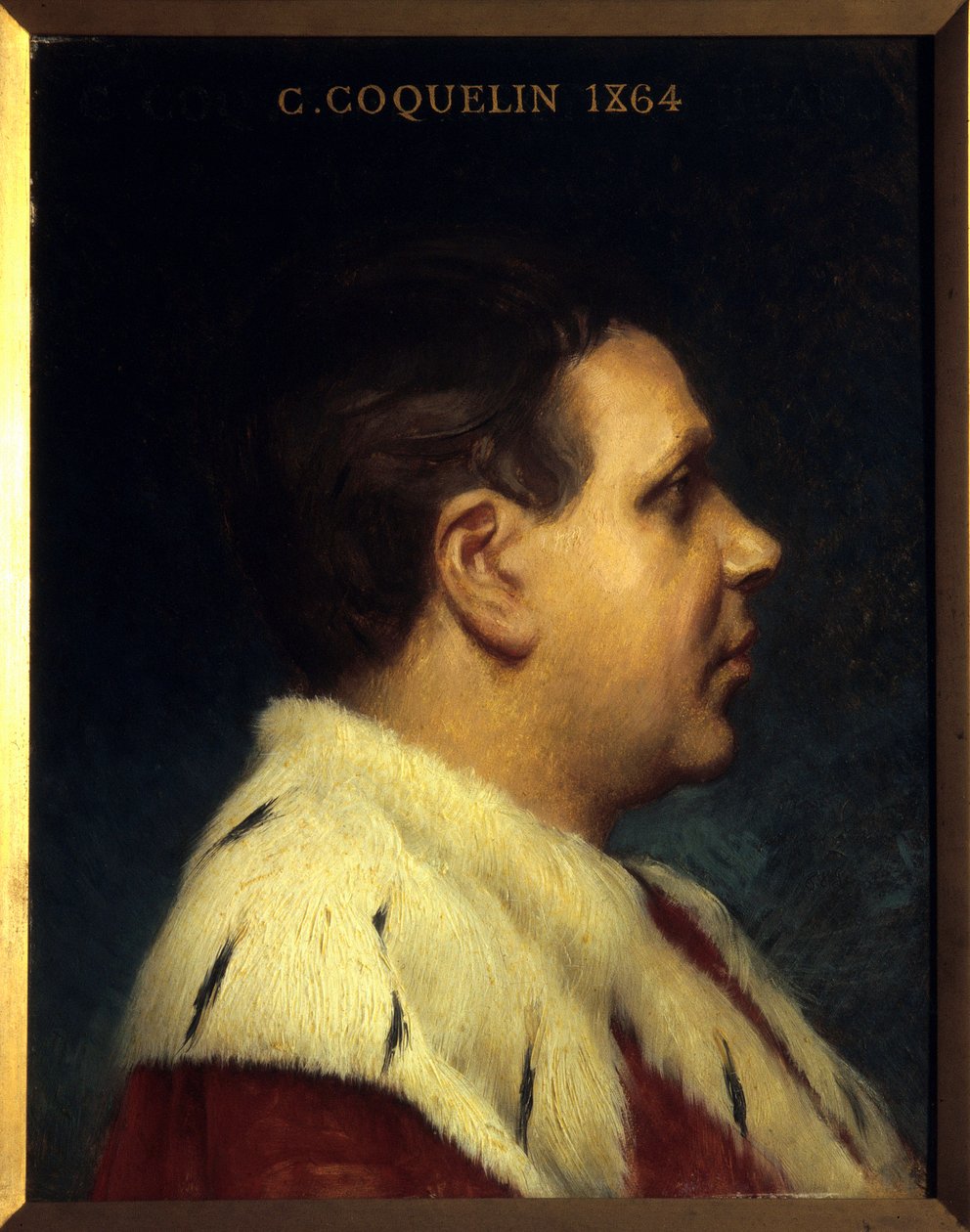 Portrét Constant Poppy (1841-1904). Obraz od Josepha Paula Blanca (1846-1904) od Joseph Paul Blanc