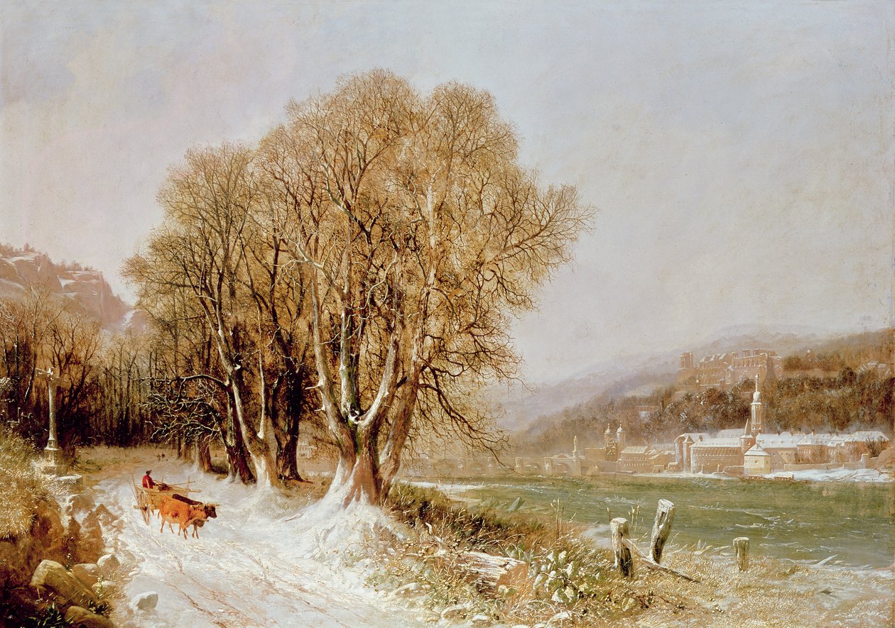 Na řece Neckar, Heidelberg od Joseph Paul Pettit