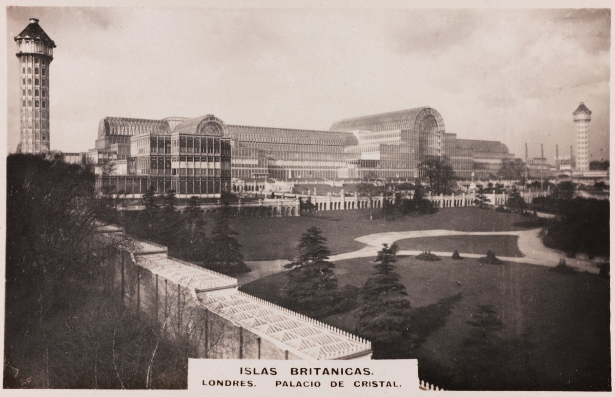 Pohled na Crystal Palace v Londýně od Joseph Paxton