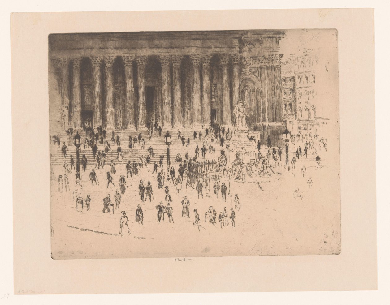 katedrála svatého Pavla Dlažba svatého Pavla od Joseph Pennell (signed by artist)