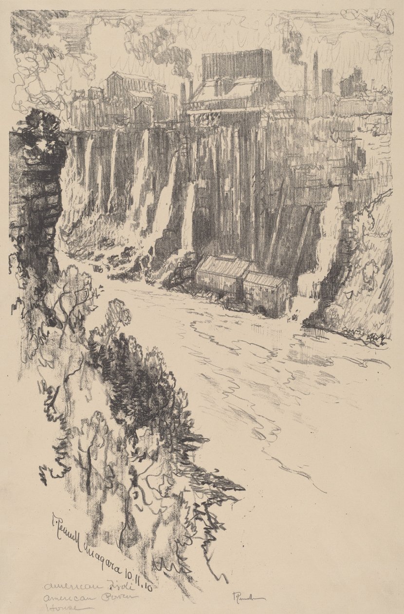 americké Tivoli od Joseph Pennell