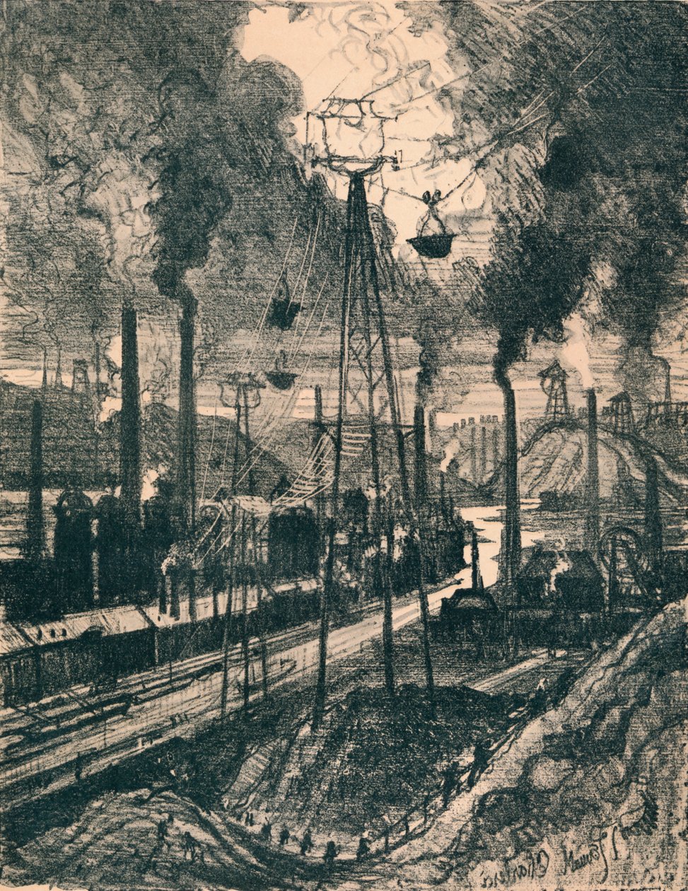 Charleroi, 1911, 1914 od Joseph Pennell