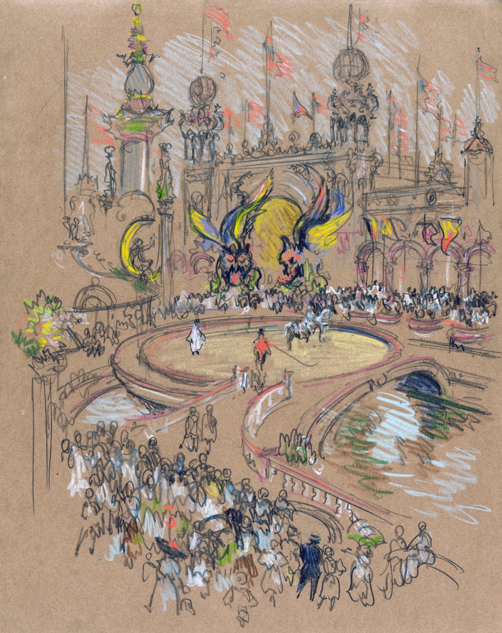 Coney Island od Joseph Pennell