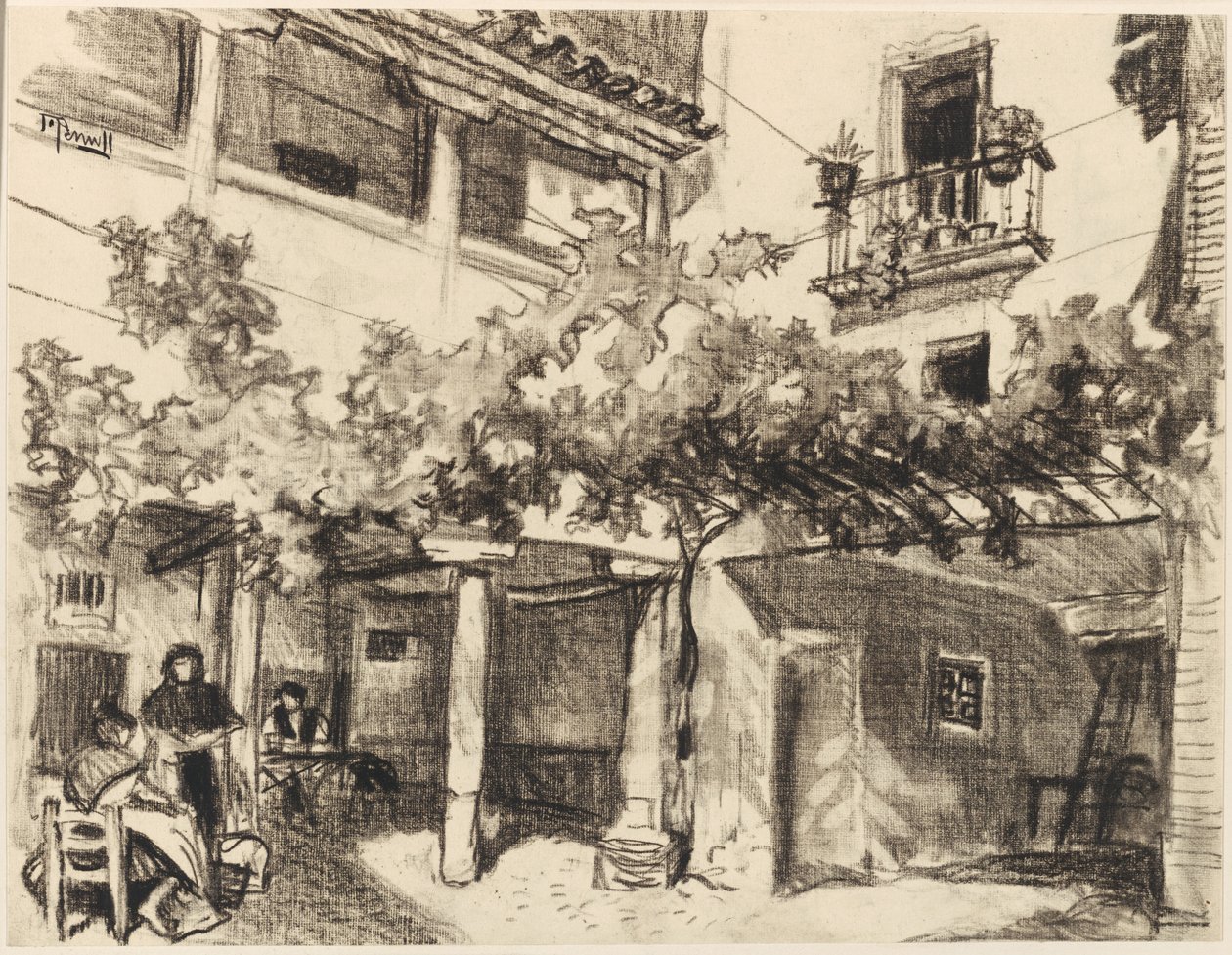 Nádherné obrázky domácího života, Alcalá od Joseph Pennell