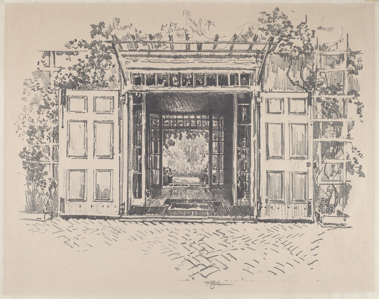 Dveře, Wycku od Joseph Pennell