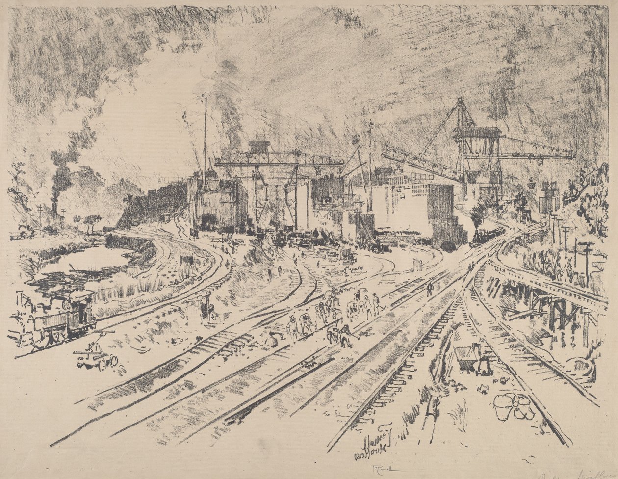 Brzy ráno, Miraflores od Joseph Pennell