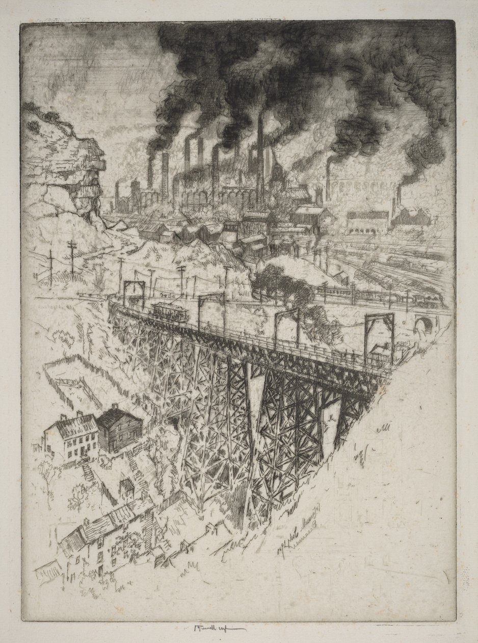 Závody Edgar Thomson, Bessemer od Joseph Pennell