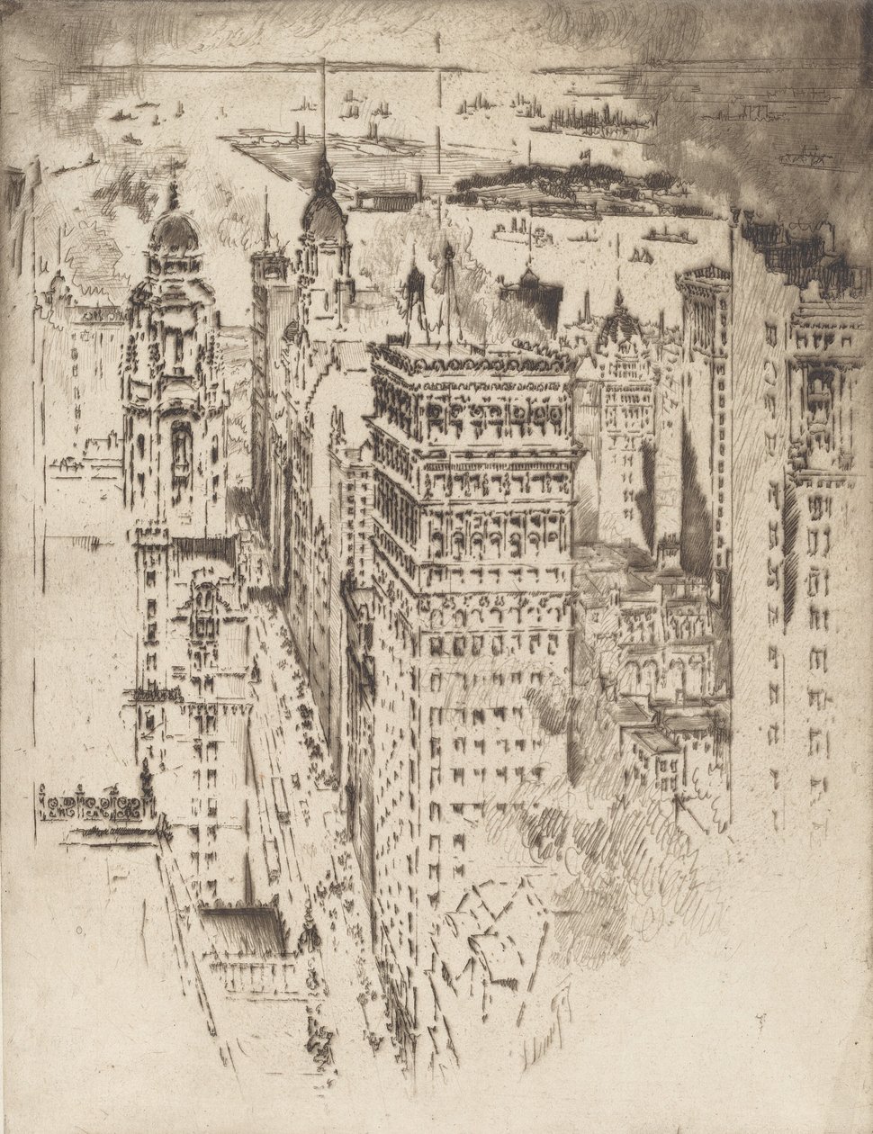 Zlatá římsa, č.II, 1915. od Joseph Pennell
