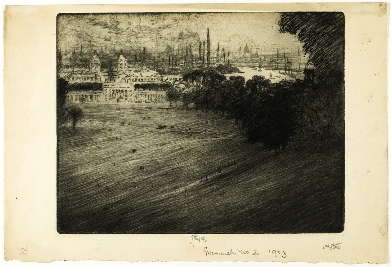 Greenwich Park, č. 2 od Joseph Pennell