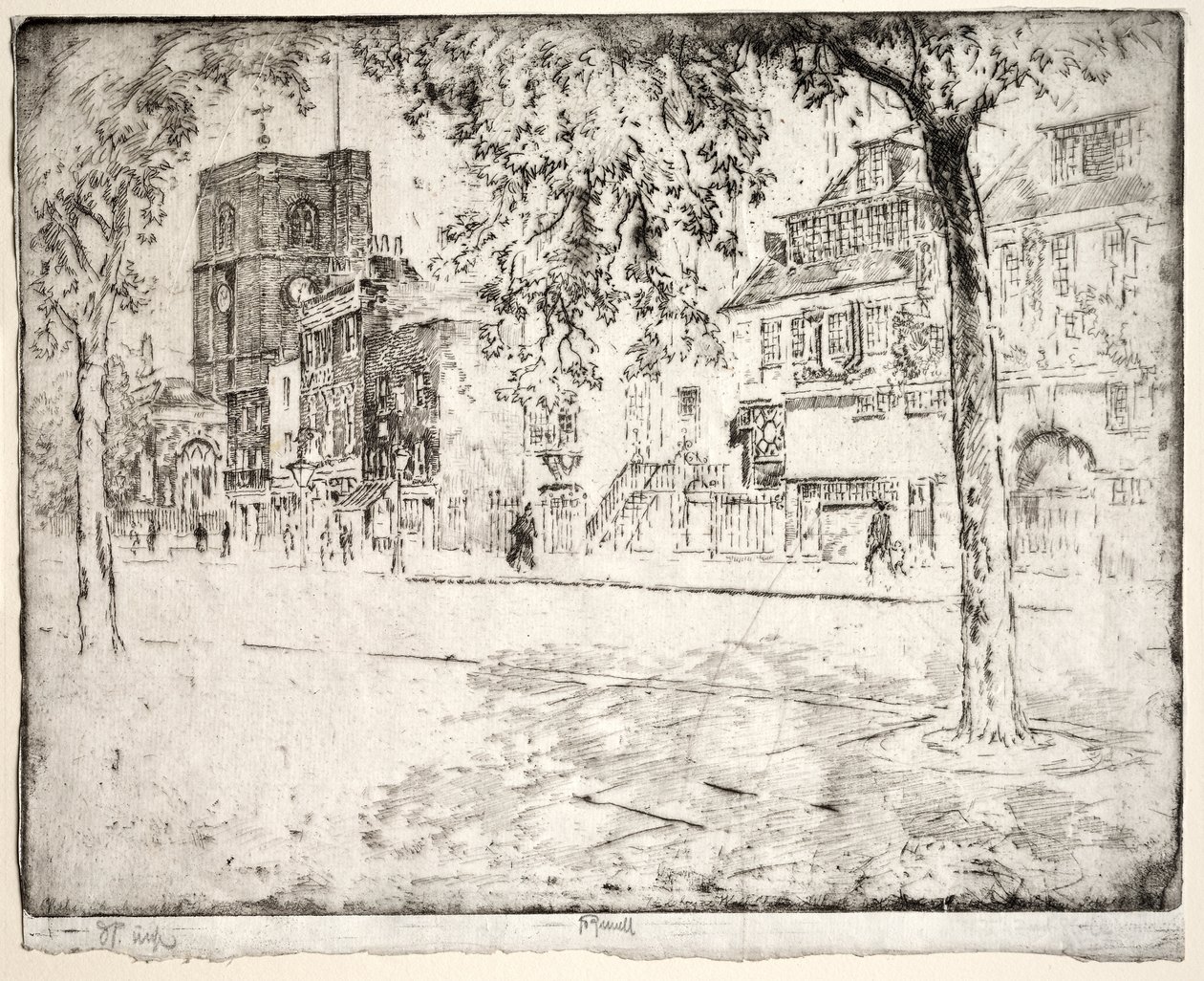 Dům, kde Whistler zemřel od Joseph Pennell