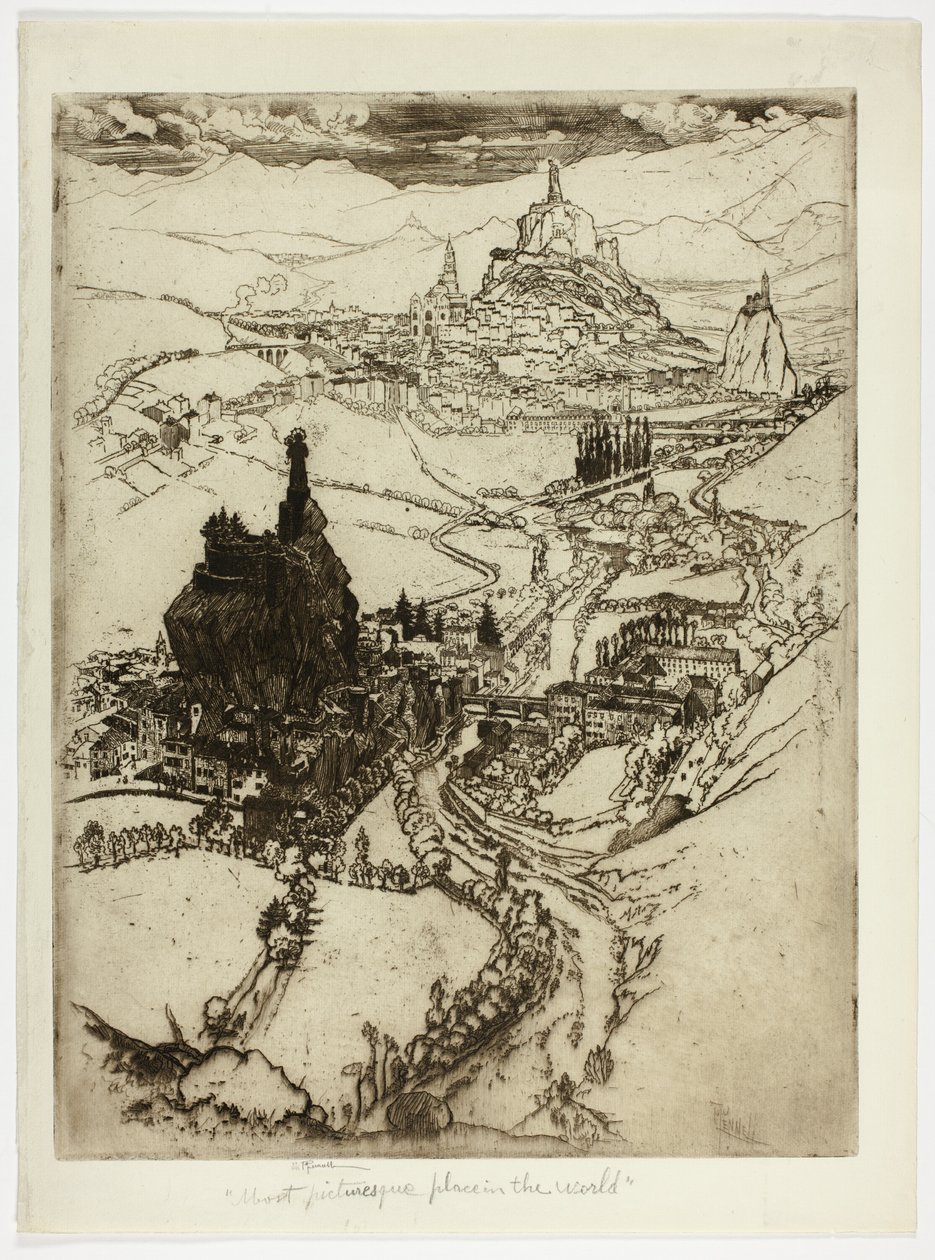 Le Puy, třetí deska od Joseph Pennell