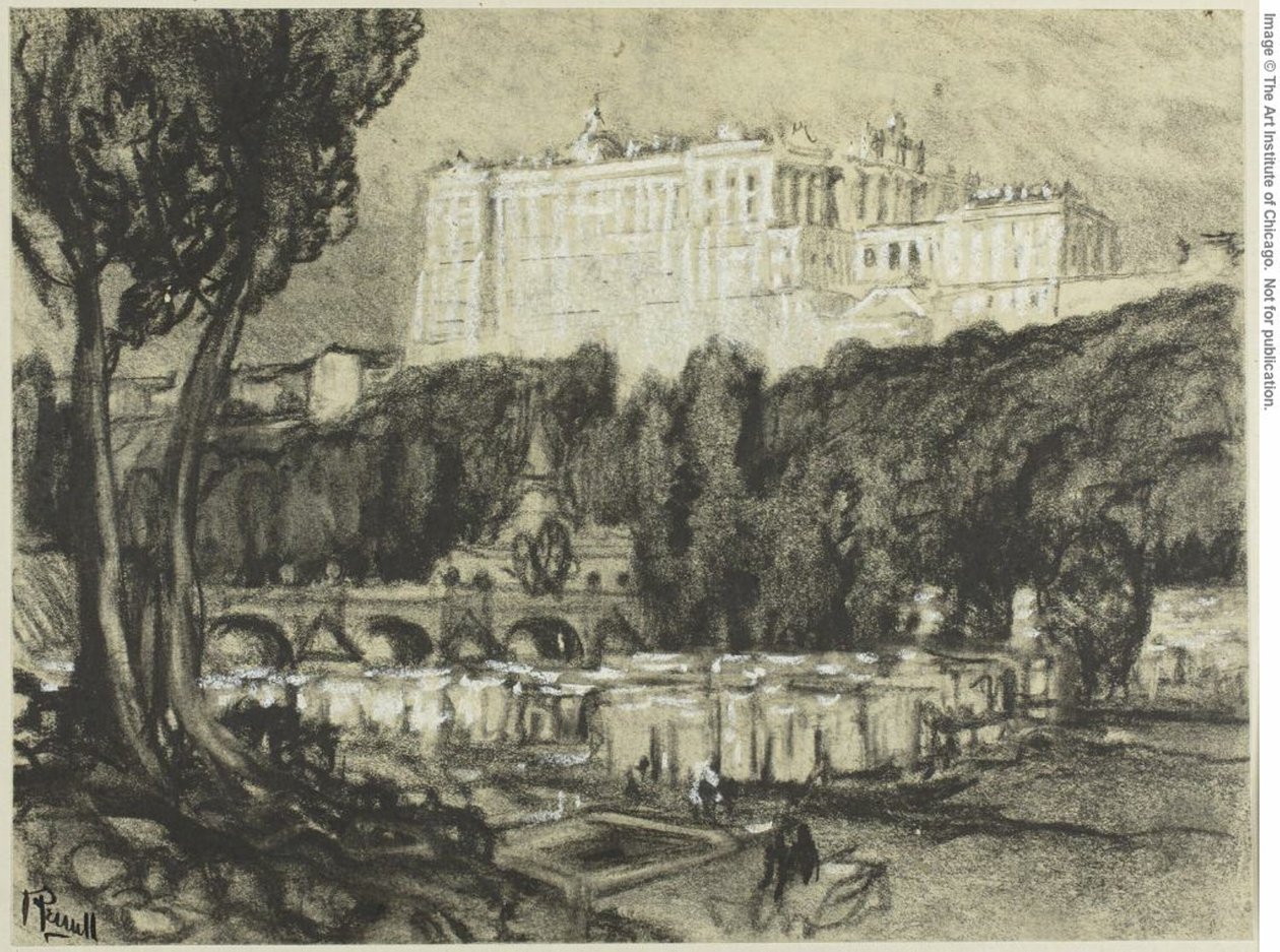 Madrid: Palác od Joseph Pennell