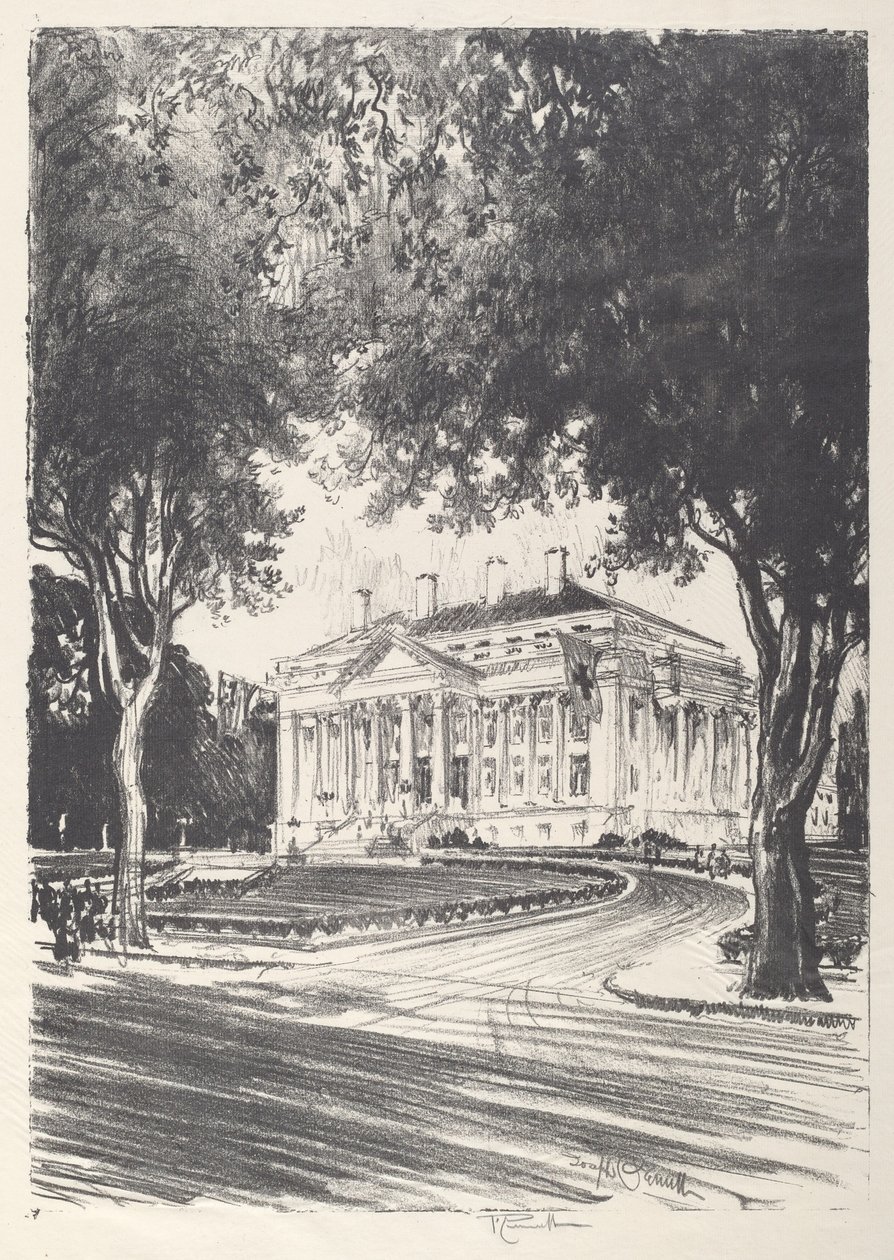 Národní ústředí Červeného kříže, Washington od Joseph Pennell
