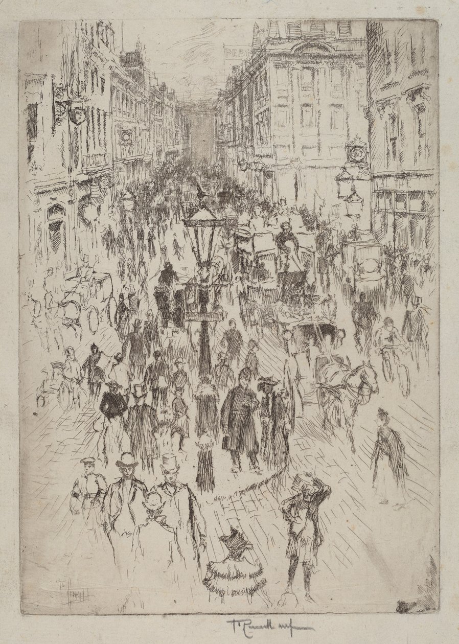 New Oxford Street, Londýn od Joseph Pennell
