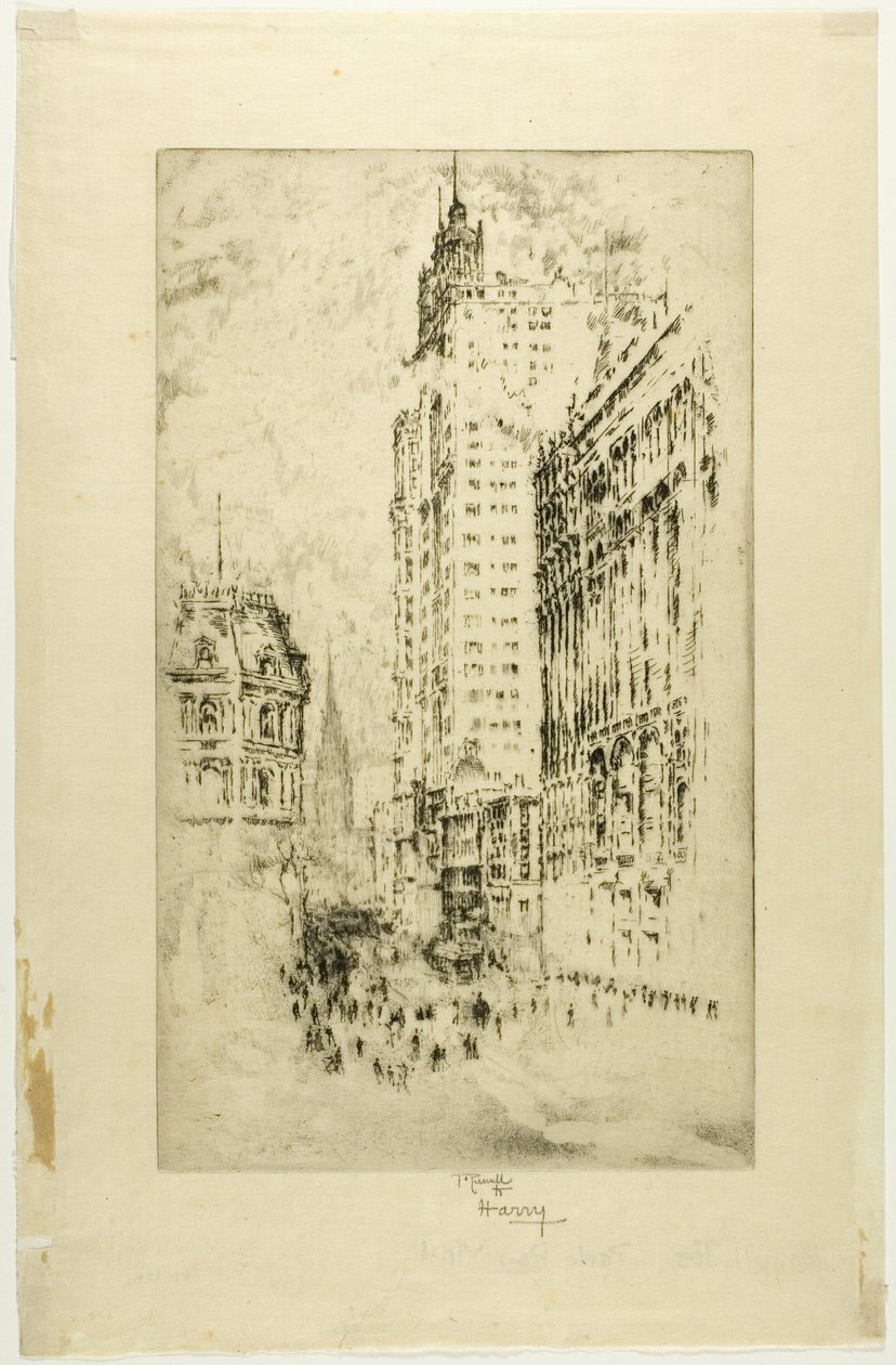 Park Row od Joseph Pennell