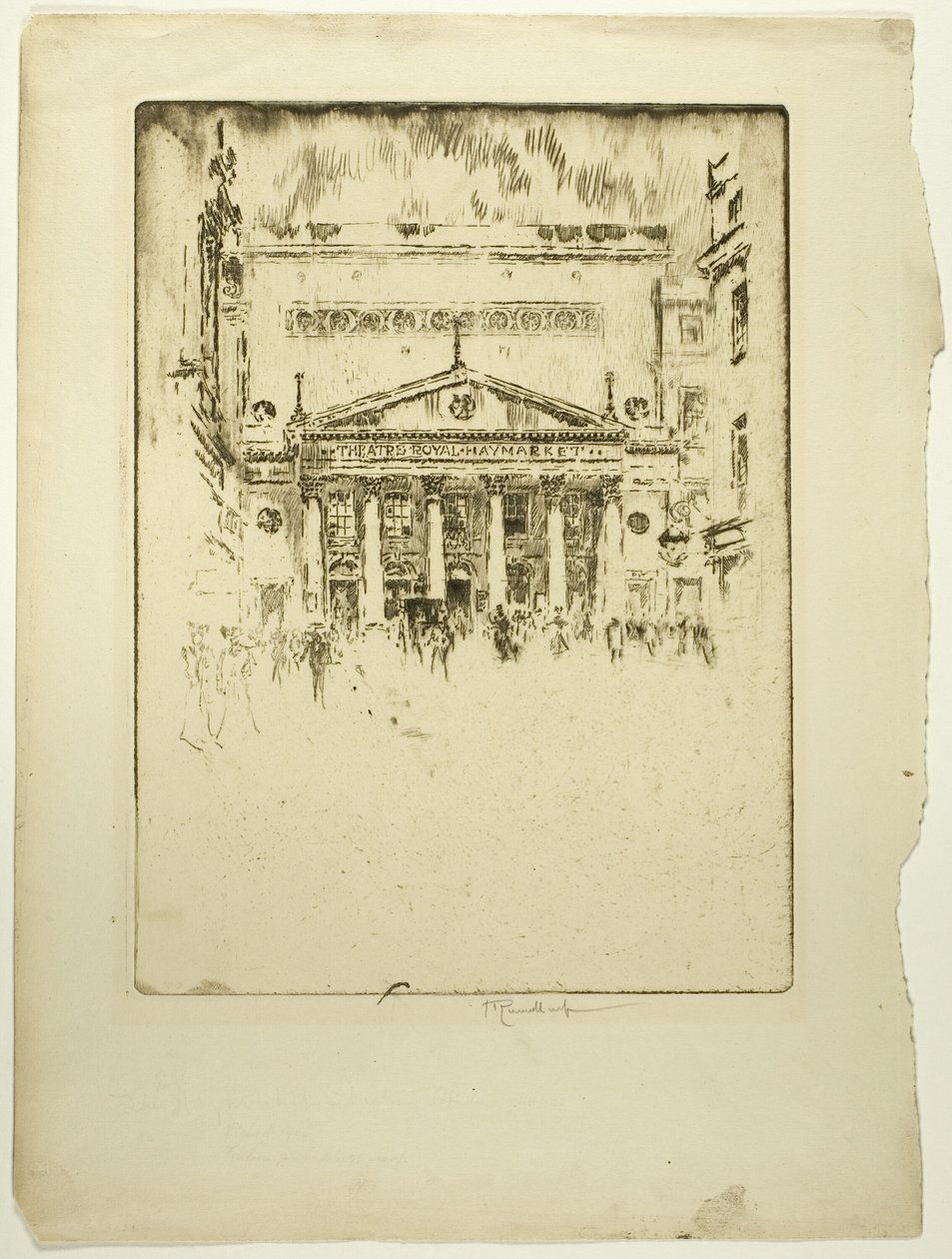 Královské divadlo Haymarket od Joseph Pennell