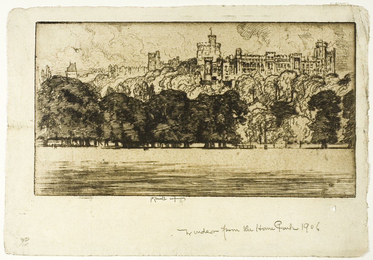 Královský Windsor od Joseph Pennell