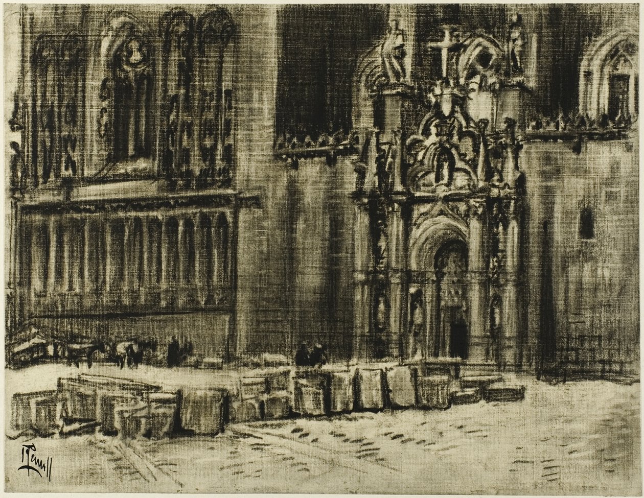 Svatý Juan de los Reyes, dveře a řetězy od Joseph Pennell
